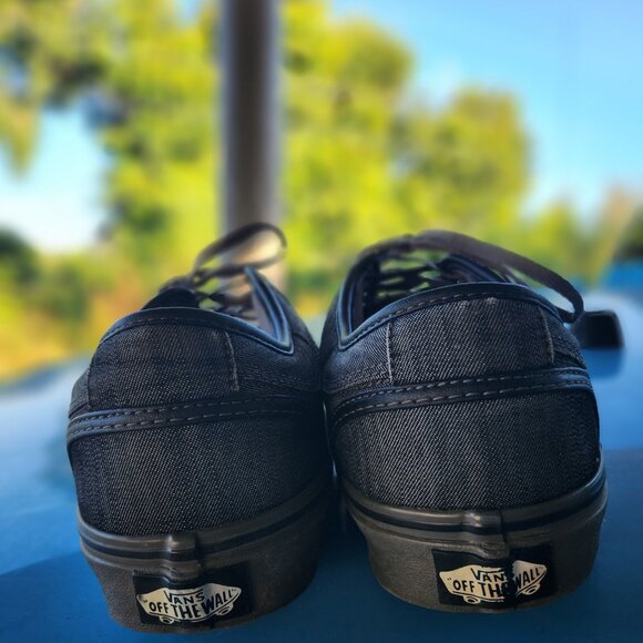 Vans M10.5- GREY DENIM SNEAKERS - Picture 4 of 5